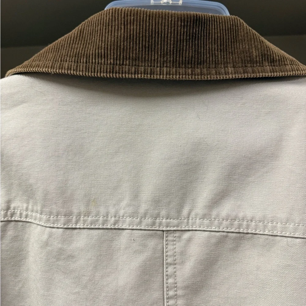 L.L. Bean Women's Cream Barn Coat Large - Picture 2 of 10